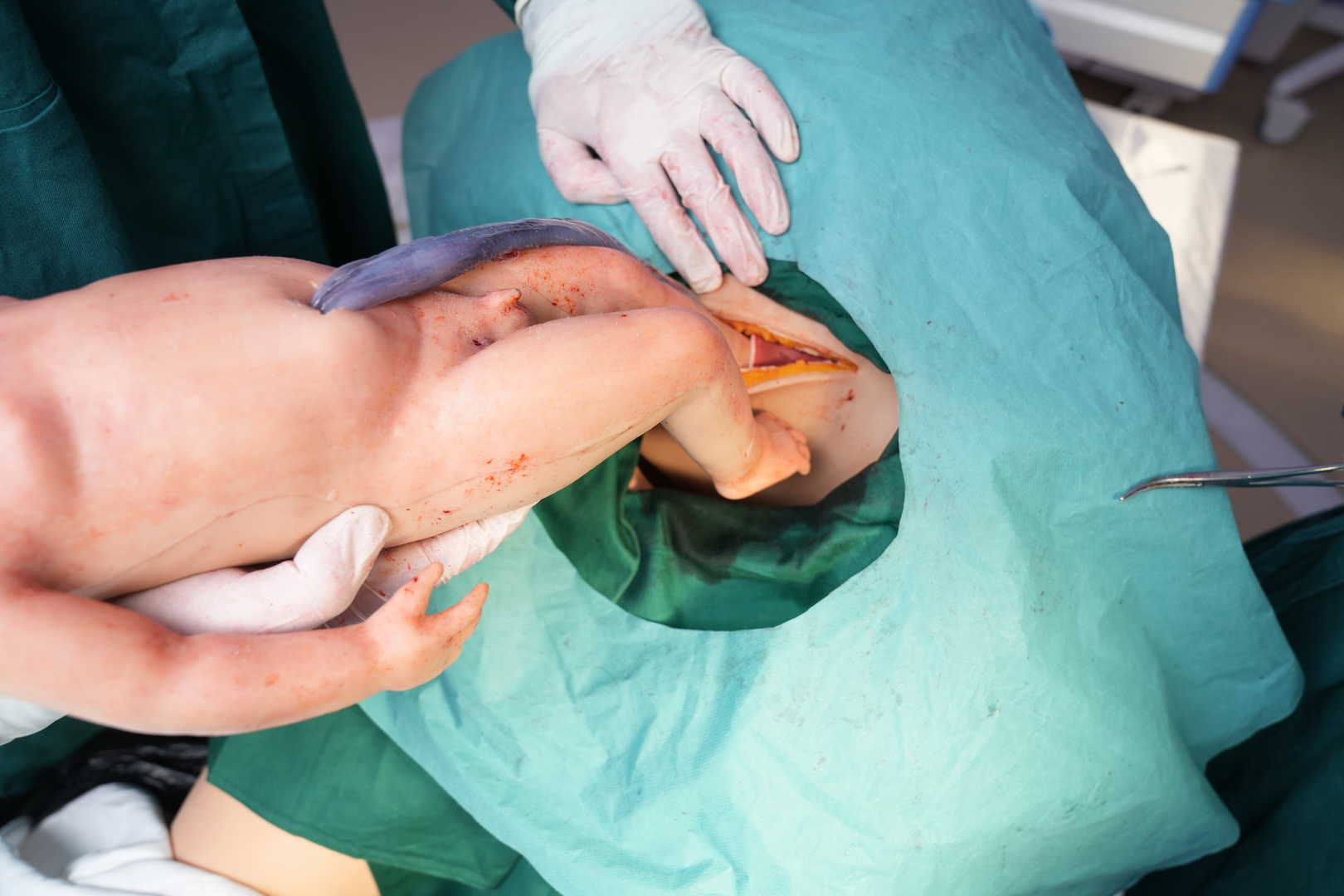 Wearable C-Section Simulator